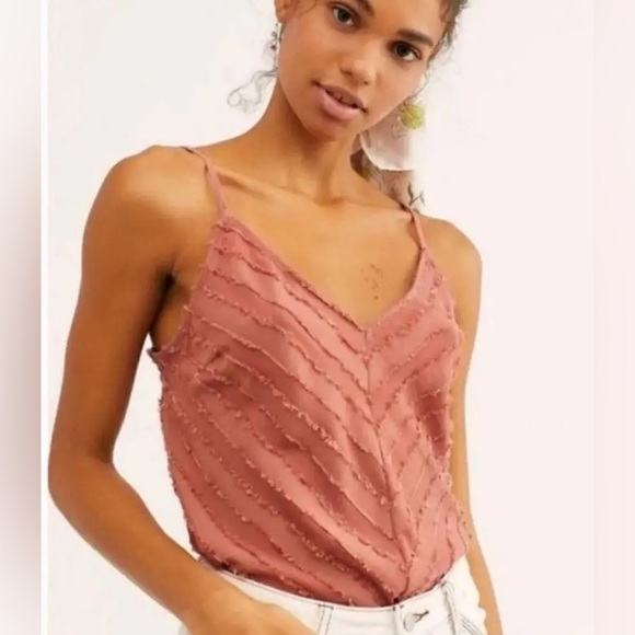 Free People Tops - NWT Free People Intimately Fade Away Chevron Fringe Top, Size XS